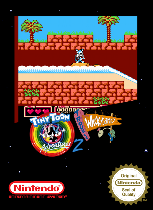Tiny Toon Adventures 2 - Trouble In Wackyland — box-2D (SS)