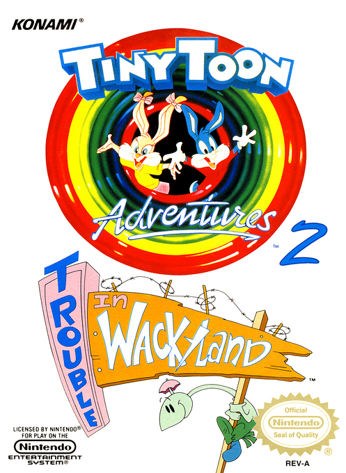 Tiny Toon Adventures 2 - Trouble In Wackyland box art