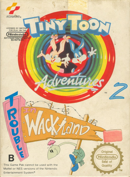 Tiny Toon Adventures 2 - Trouble In Wackyland — box-2D (DE)