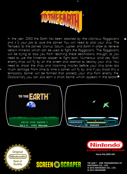 To The Earth — box-2D-back (SS)