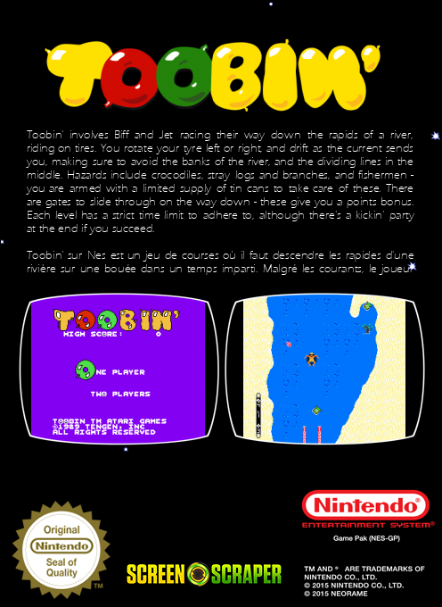 Toobin' — box-2D-back (SS)