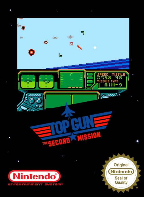 Top Gun - The Second Mission — box-2D (SS)