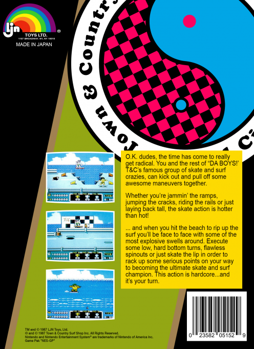 Town And Country Surf Designs - Wood And Water Rage — box-2D-back (US)