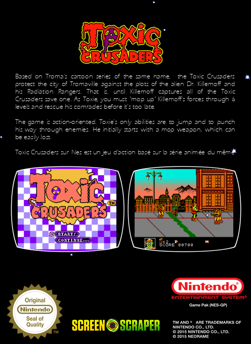 Toxic Crusaders — box-2D-back (SS)