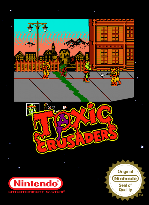 Toxic Crusaders — box-2D (SS)