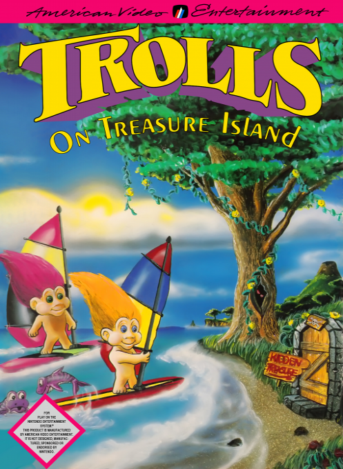 Trolls On Treasure Island box art