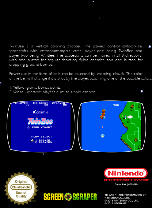Twinbee — box-2D-back (SS)