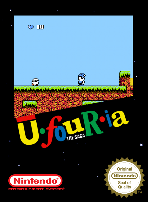 U-four-ia - The Saga — box-2D (SS)