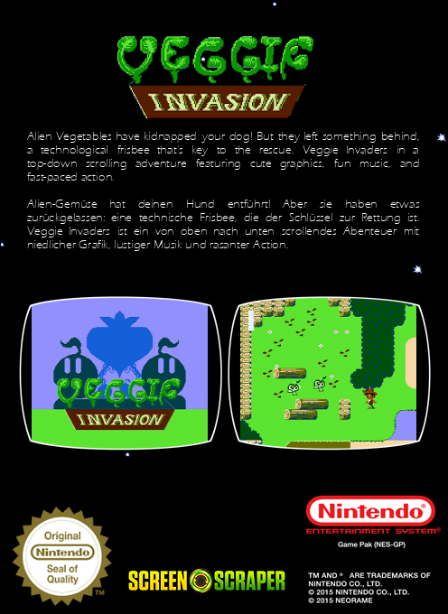 Veggie Invasion — box-2D-back (SS)