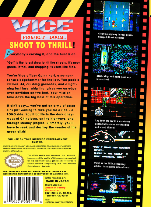 Vice - Project Doom — box-2D-back (US)