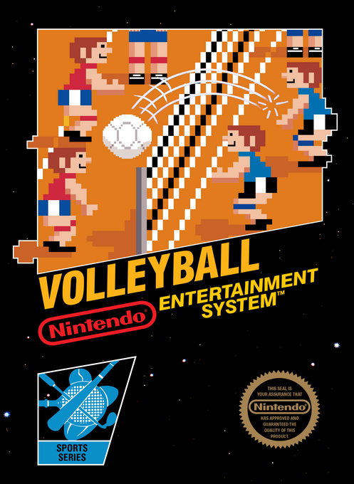 Volleyball box art