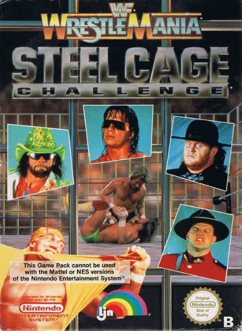Wwf Wrestlemania - Steel Cage Challenge — box-2D (DE)