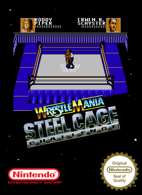 Wwf Wrestlemania - Steel Cage Challenge — box-2D (SS)