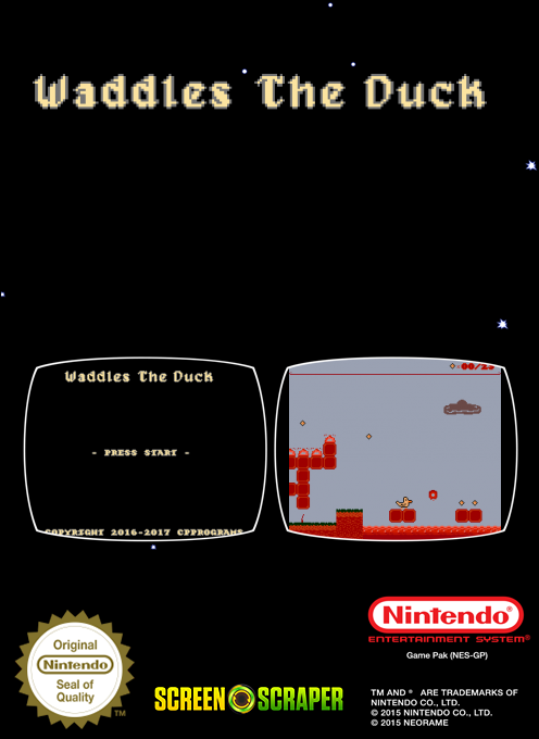 Waddles the Duck — box-2D-back (SS)