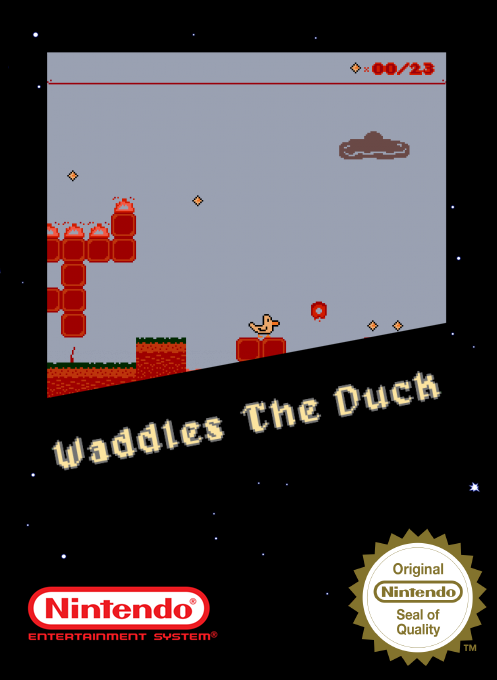 Waddles the Duck box art