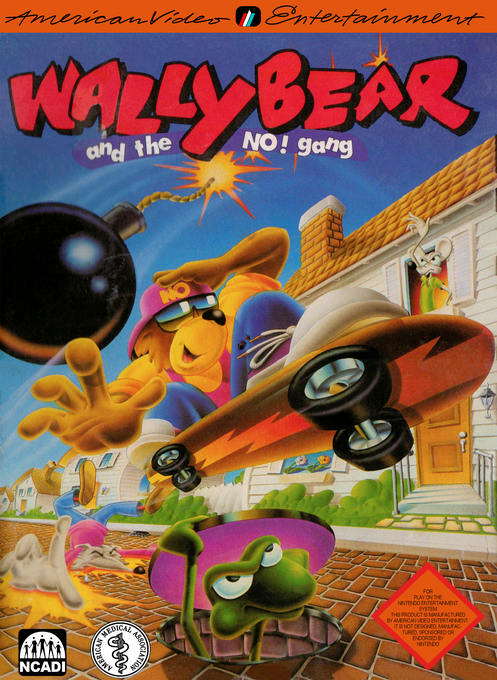 Wally Bear And The No! Gang box art
