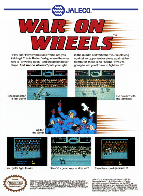 War On Wheels — box-2D-back (US)