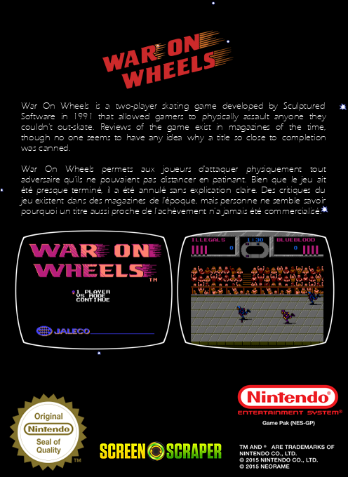 War On Wheels — box-2D-back (SS)