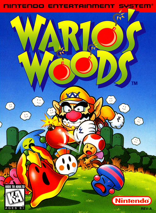 Wario's Woods box art