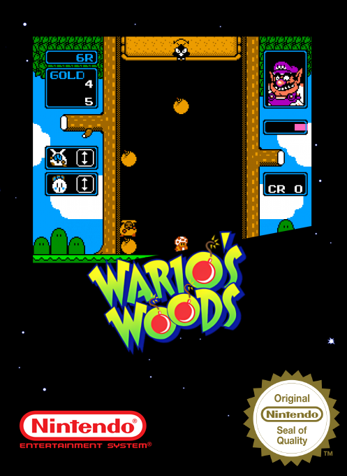 Wario's Woods — box-2D (SS)