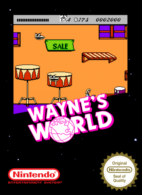 Wayne's World — box-2D (SS)