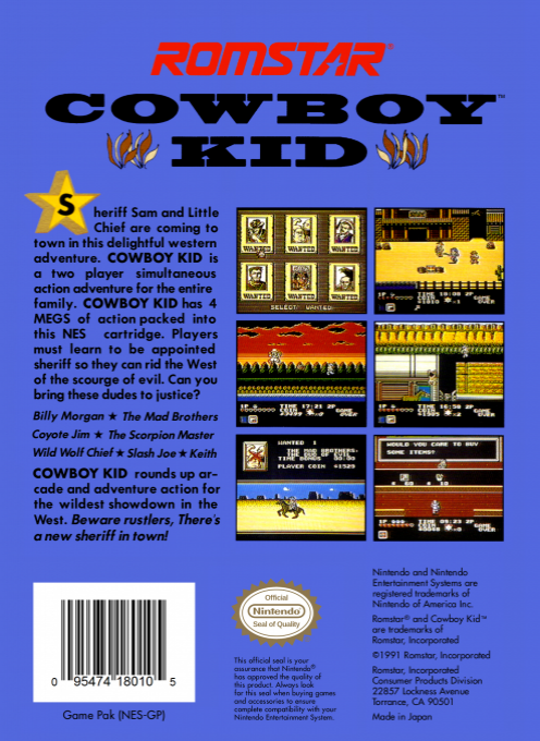 Cowboy Kid — box-2D-back (US)
