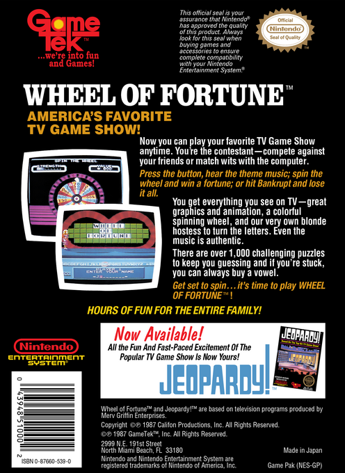 Wheel Of Fortune — box-2D-back (US)