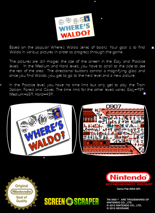 Where's Waldo? — box-2D-back (SS)