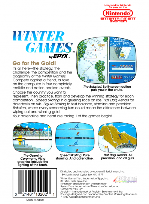 Winter Games — box-2D-back (US)
