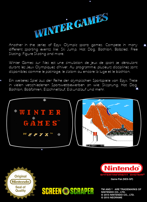 Winter Games — box-2D-back (SS)