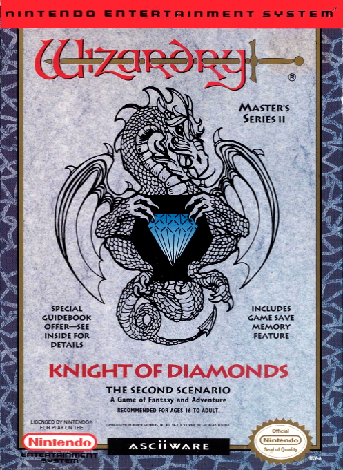 Wizardry Knight Of Diamonds - The Second Scenario box art