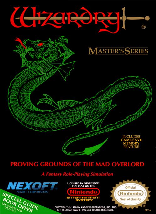 Wizardry - Proving Grounds Of The Mad Overlord box art