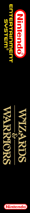 Wizards And Warriors — box-2D-side (DE)