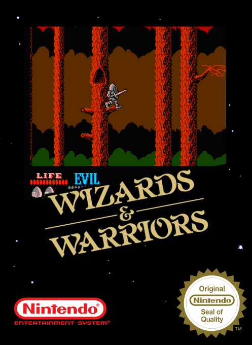 Wizards And Warriors — box-2D (SS)