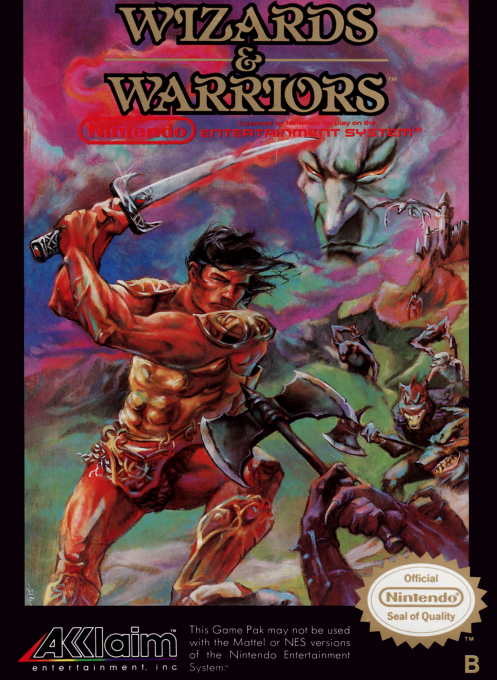 Wizards And Warriors — box-2D (EU)
