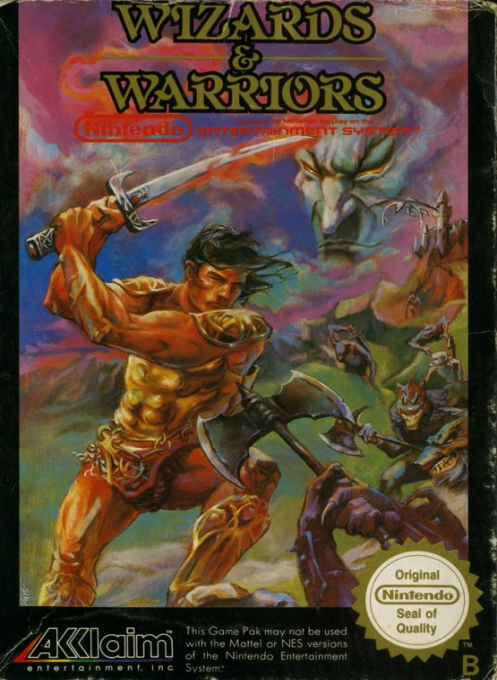 Wizards And Warriors — box-2D (DE)