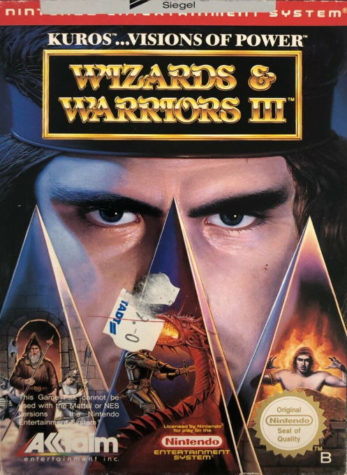 Wizards And Warriors 3 - Kuros Visions Of Power — box-2D (DE)