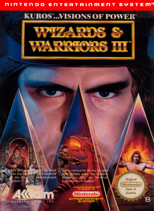 Wizards And Warriors 3 - Kuros Visions Of Power — box-2D (EU)