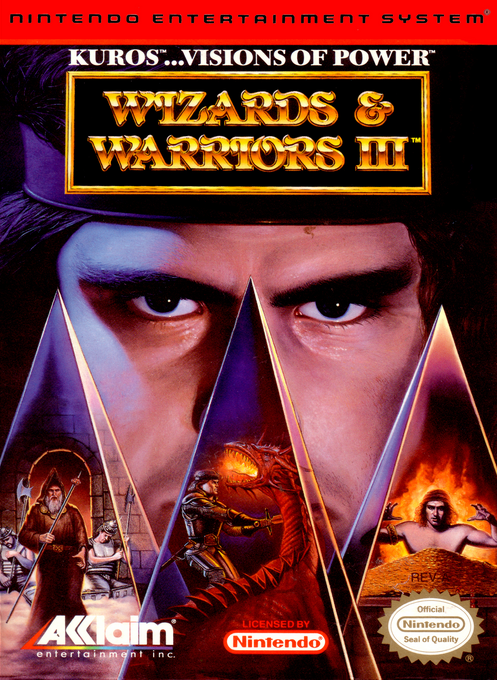Wizards And Warriors 3 - Kuros Visions Of Power box art
