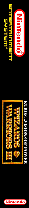 Wizards And Warriors 3 - Kuros Visions Of Power — box-2D-side (DE)