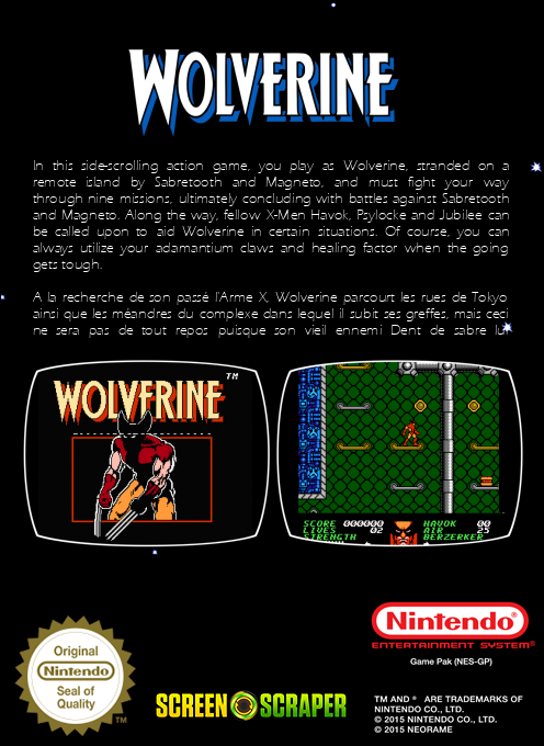 Wolverine — box-2D-back (SS)