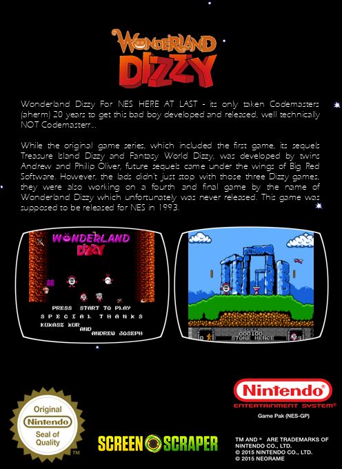 Wonderland Dizzy — box-2D-back (SS)
