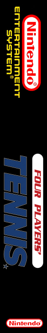 Four Players' Tennis — box-2D-side (DE)