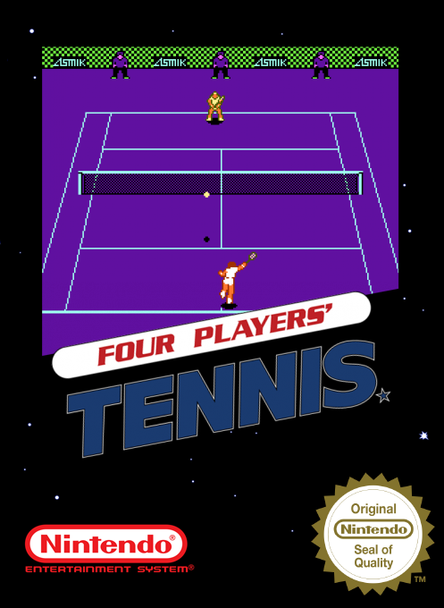 Four Players' Tennis — box-2D (SS)