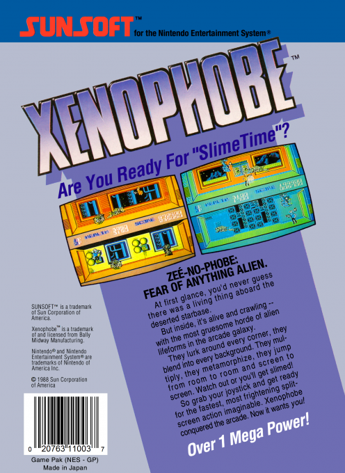 Xenophobe — box-2D-back (US)