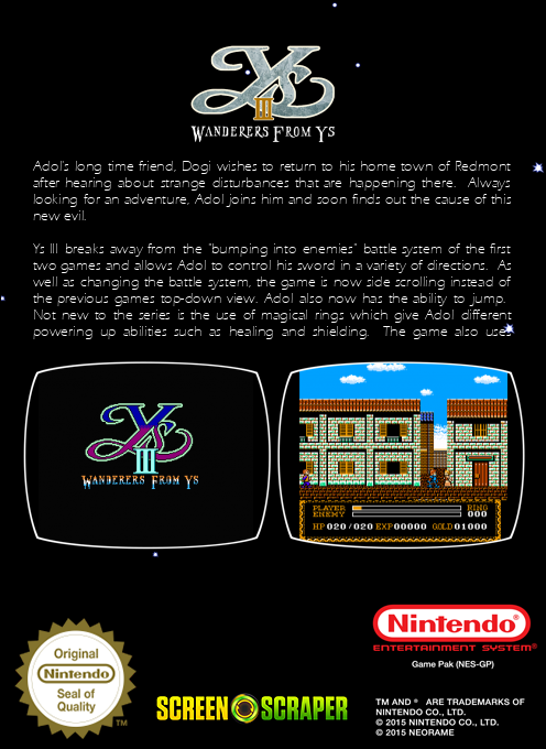 Ys 3 - Wanderers From Ys — box-2D-back (SS)