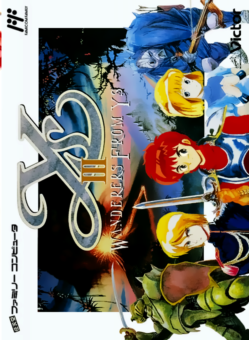 Ys 3 - Wanderers From Ys box art