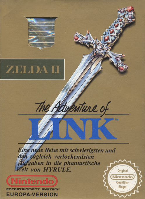 Zelda 2 - The Adventure Of Link — box-2D (DE)