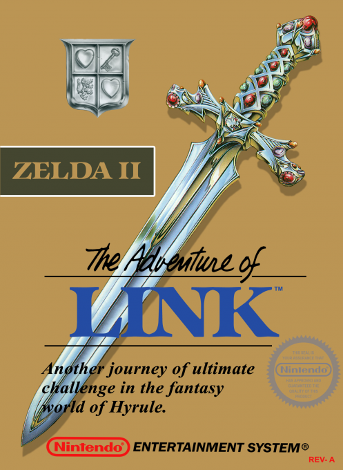 Zelda 2 - The Adventure Of Link box art