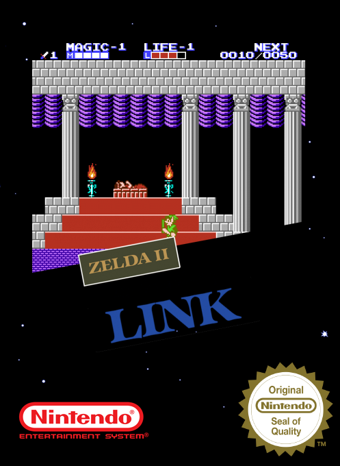 Zelda 2 - The Adventure Of Link — box-2D (SS)